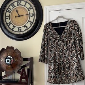 A new XS Free People multicolored dress list tag☘️